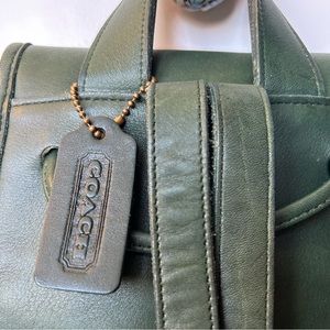 Bottle Green Vintage Coach Daypack
